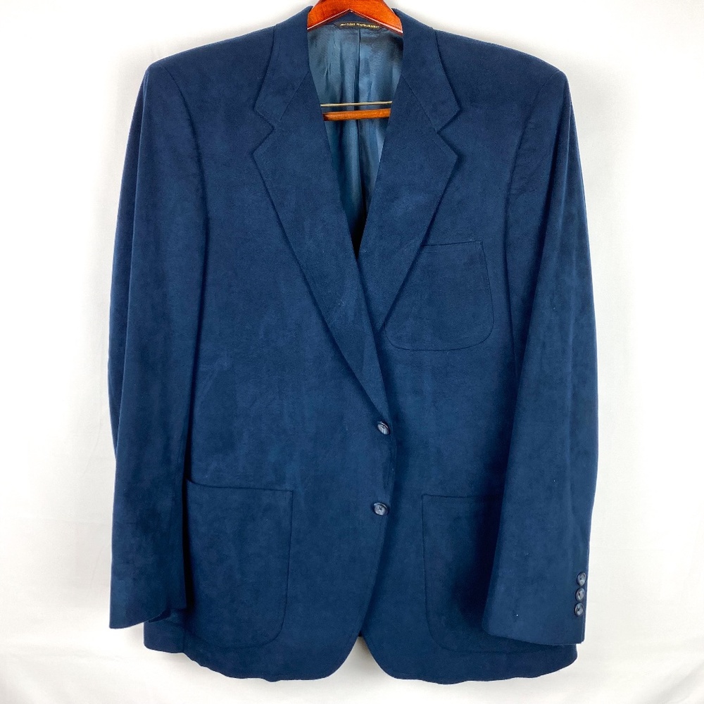 Neiman Marcus Mens Ultra Suede Blazer